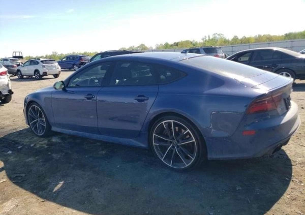 Audi RS7 cena 184000 przebieg: 65086, rok produkcji 2017 z Sianów małe 56